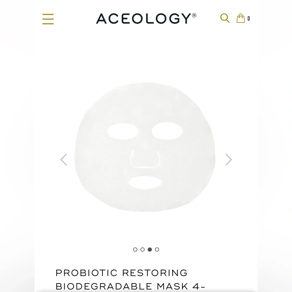 NIB- PROBIOTIC RESTORING BIODEGRADABLE‎ MASK 4- PACK